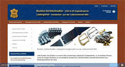 Desktop Screenshot of guertelschnallen.com